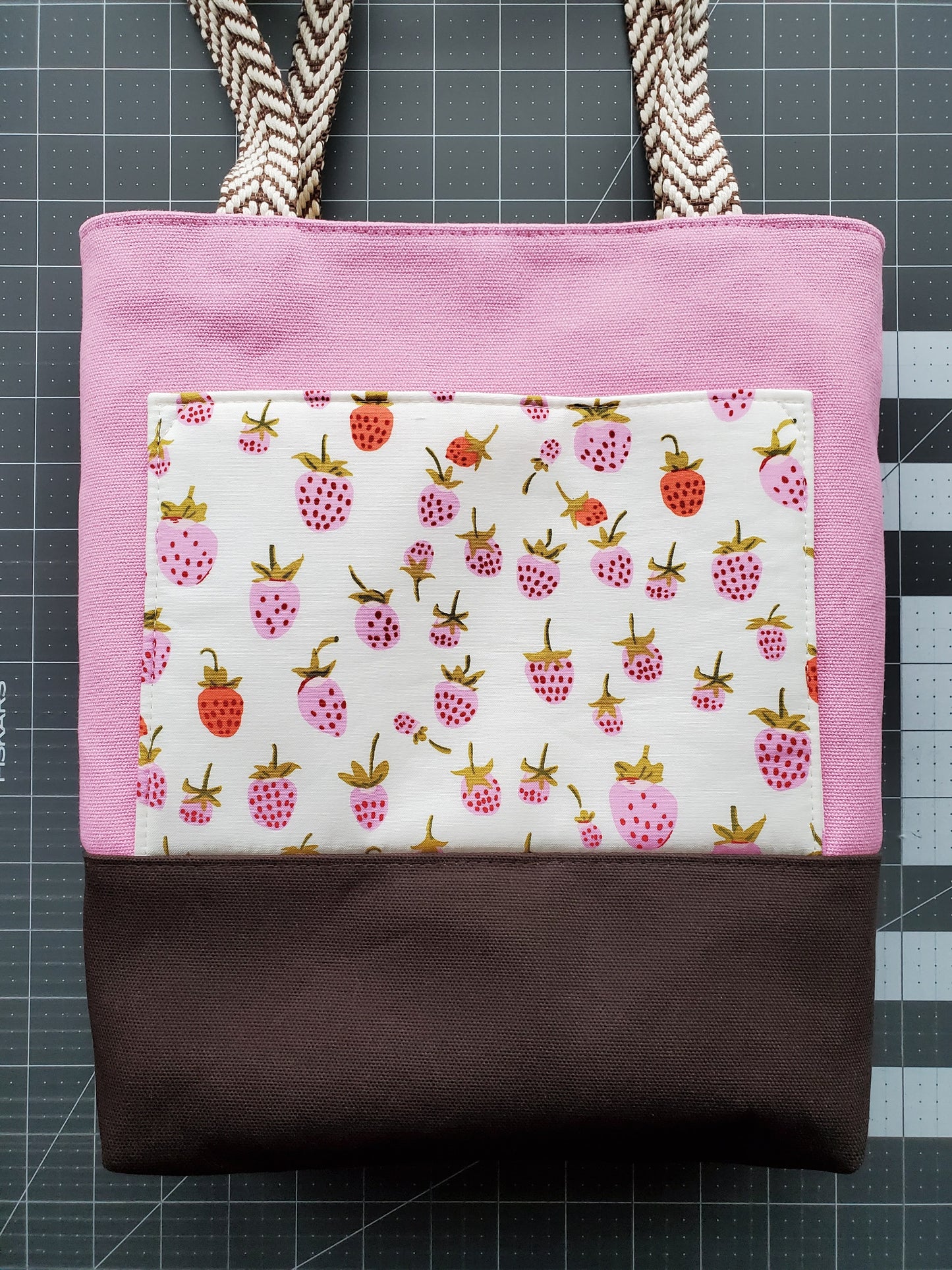 Fundamental Tote Bag sewing pattern, 3 styles, 2 sizes