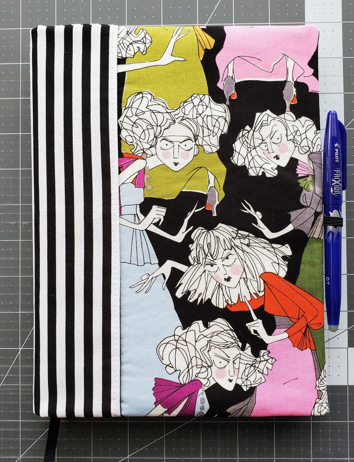 Anais Book Cover, 3 sizes and custom size, Beginner-friendly sewing pattern