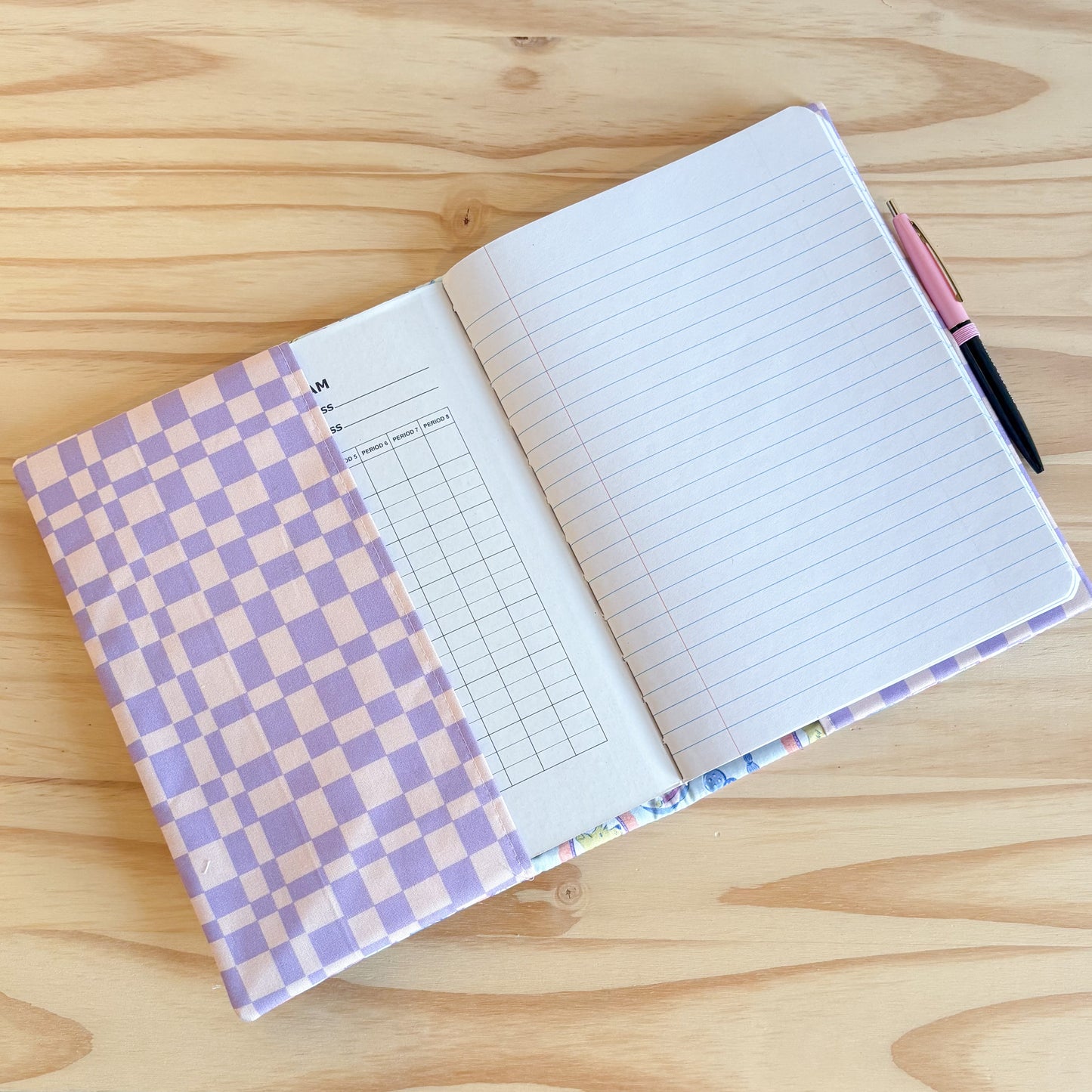 Anais Book Cover, 3 sizes and custom size, Beginner-friendly sewing pattern