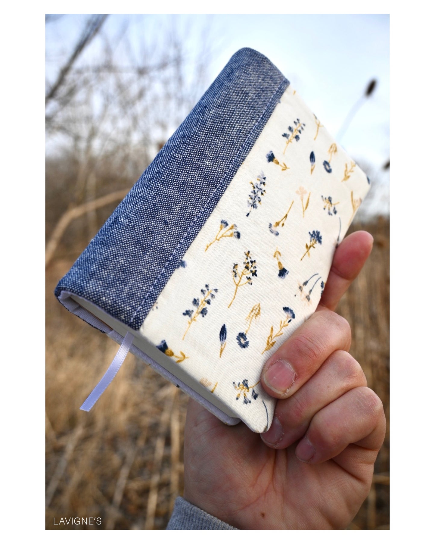 Anais Book Cover, 3 sizes and custom size, Beginner-friendly sewing pattern