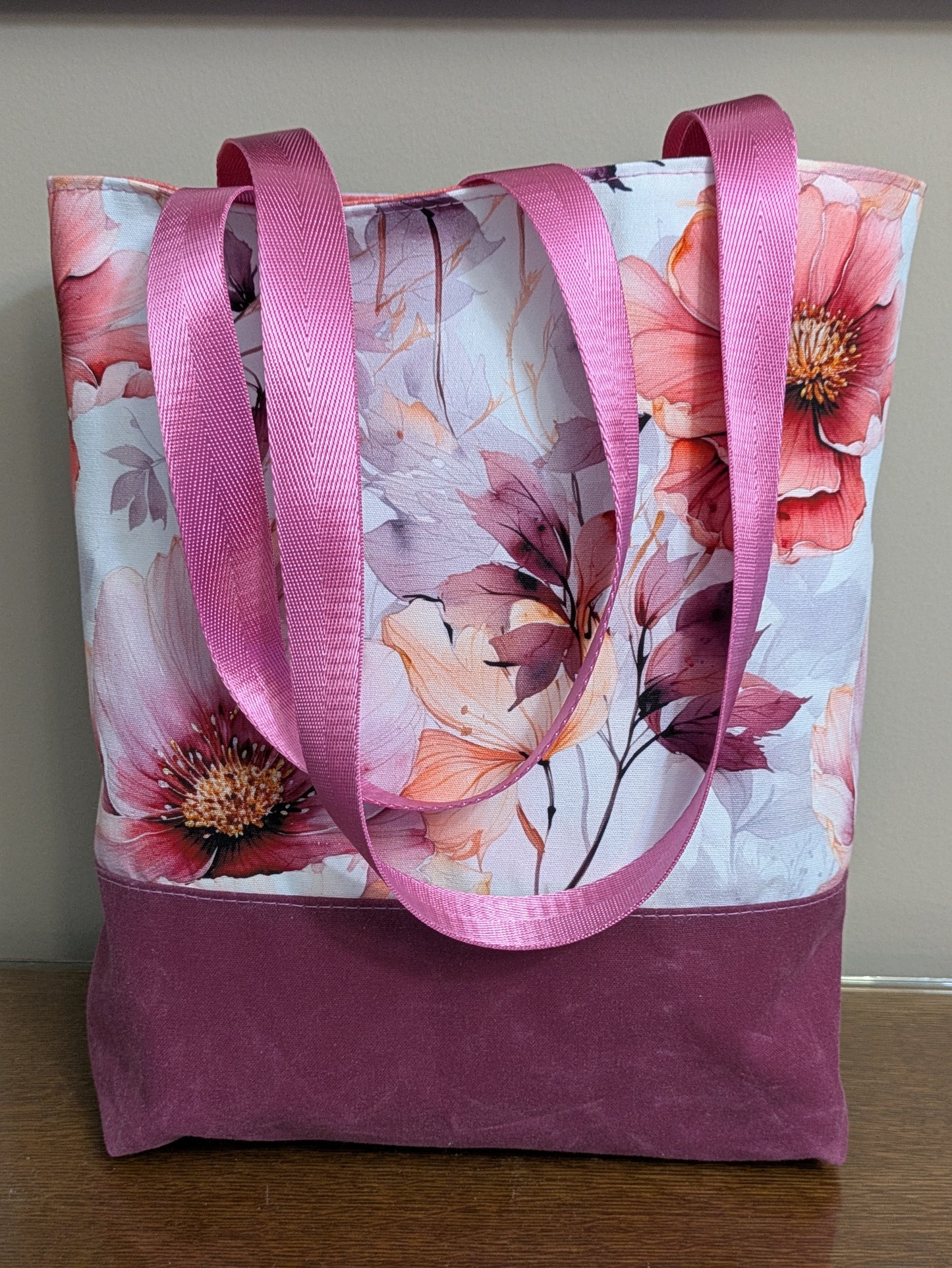 Fundamental Tote Bag sewing pattern, 3 styles, 2 sizes