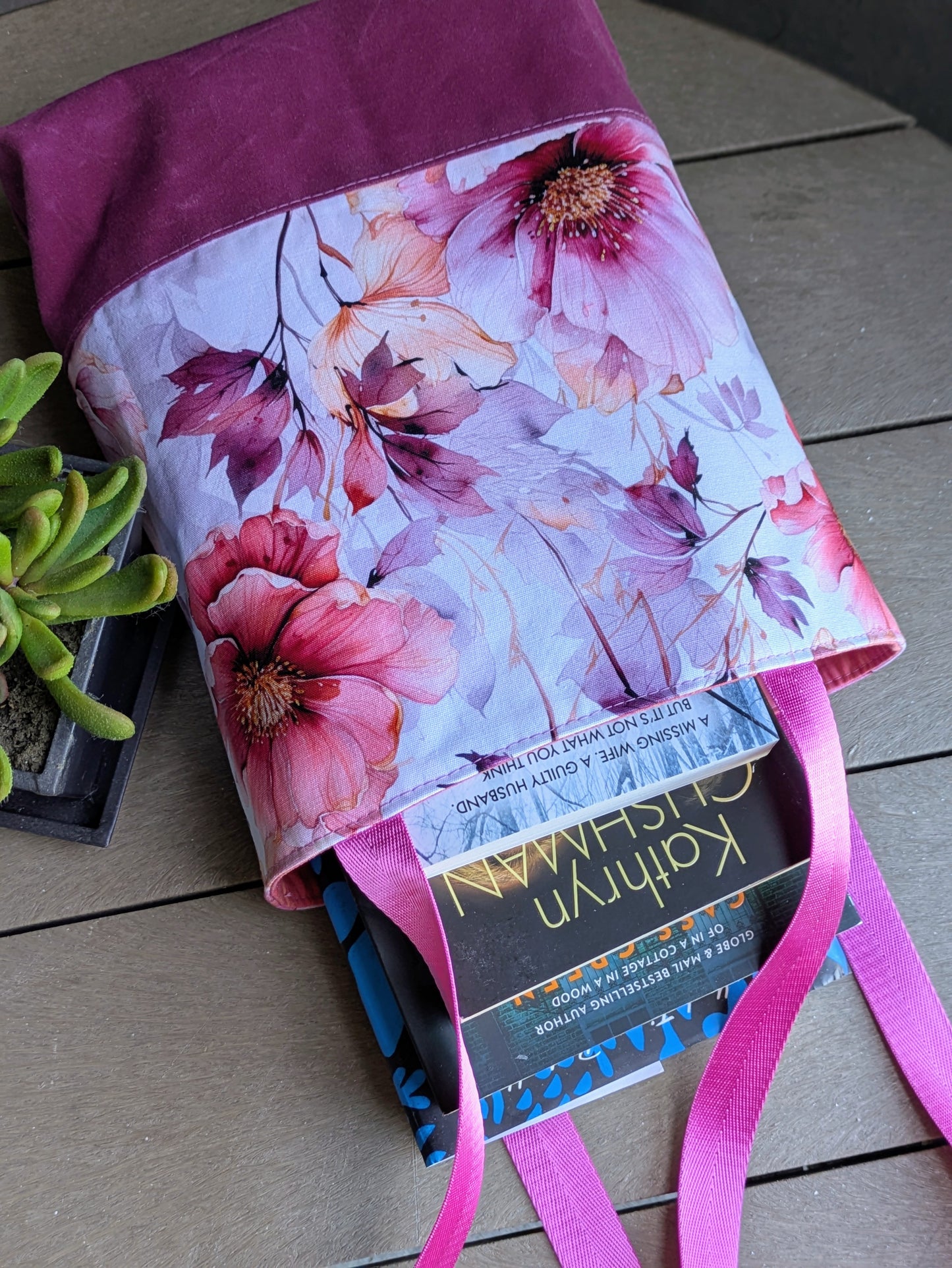 Fundamental Tote Bag sewing pattern, 3 styles, 2 sizes