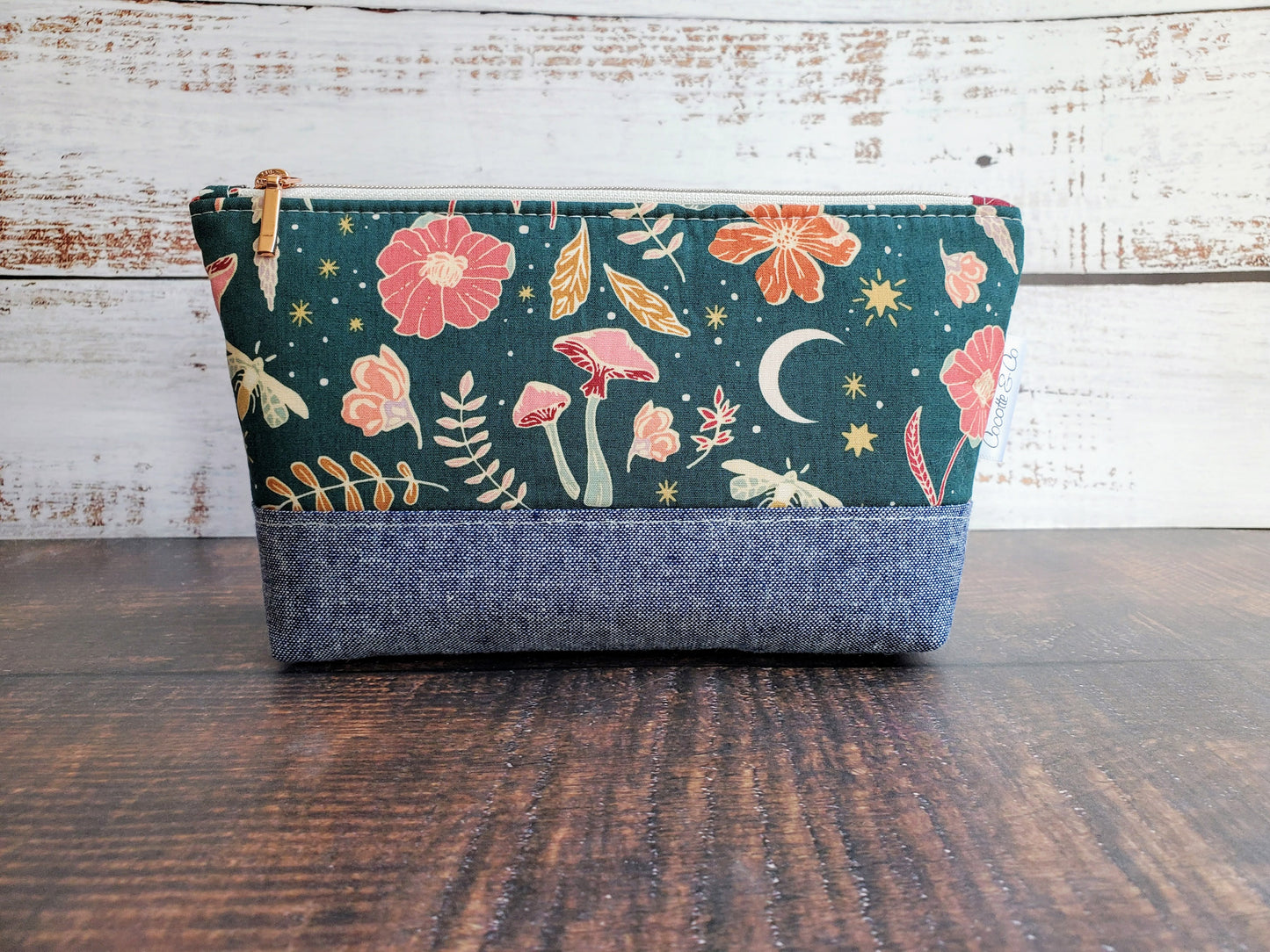 ADD-ON: Contrast Bottom for the Fundamental Zipper Pouch Sewing Pattern, four sizes, video tutorial