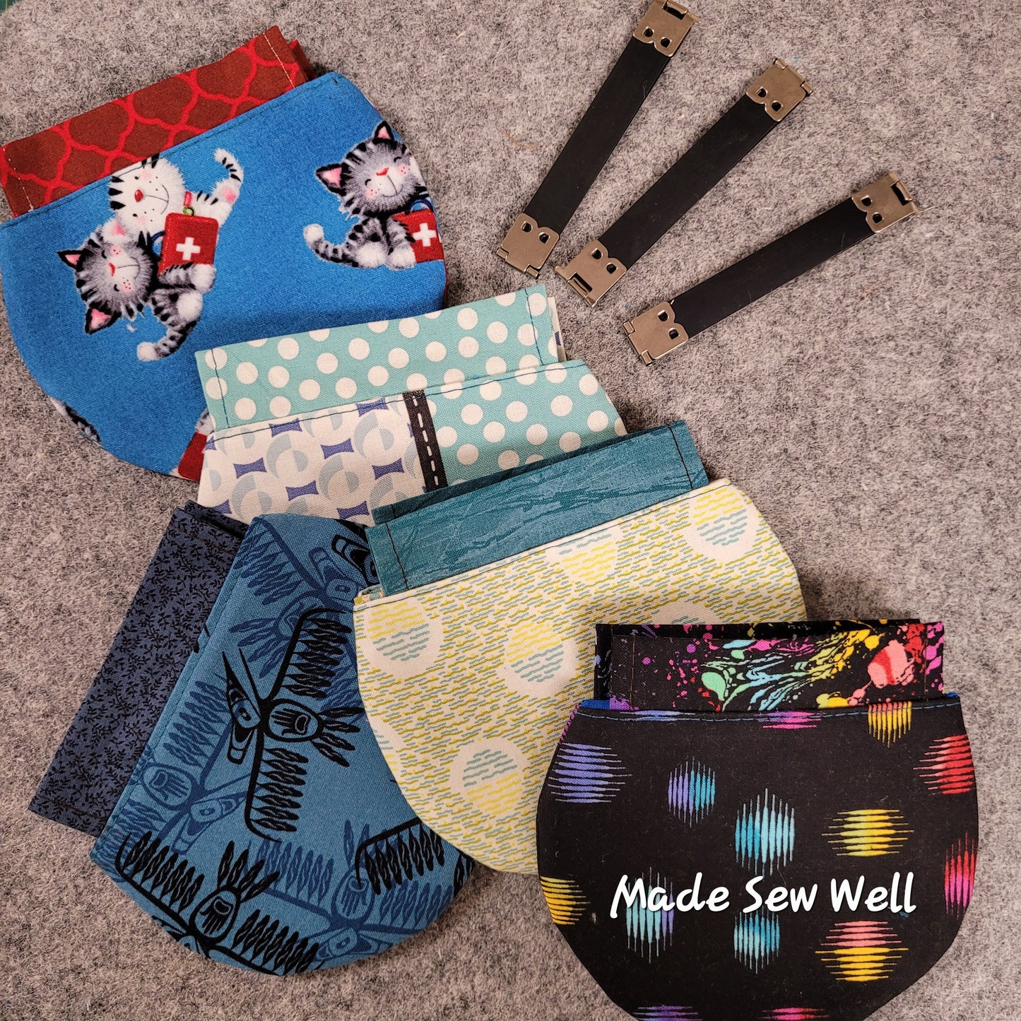 Celine Pouches Sewing Pattern: Fun with Flex Frames