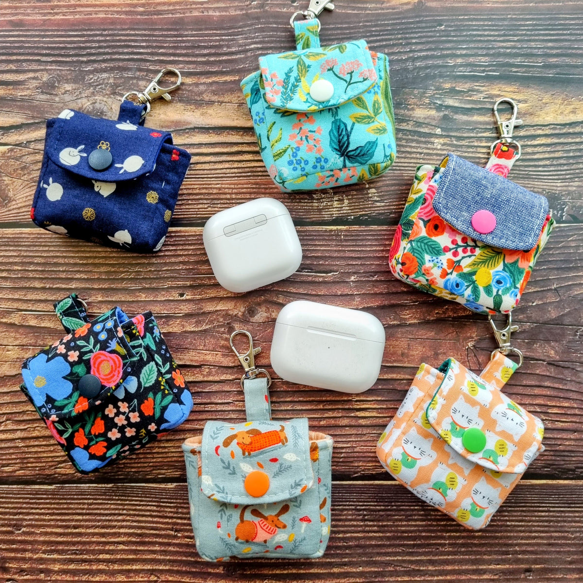 Universal AirPod Pouch PDF Sewing Pattern with Video Tutorial