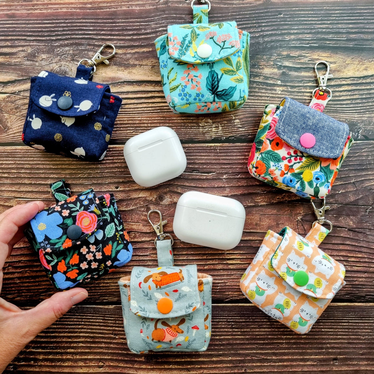 Universal AirPod Pouch PDF Sewing Pattern with Video Tutorial