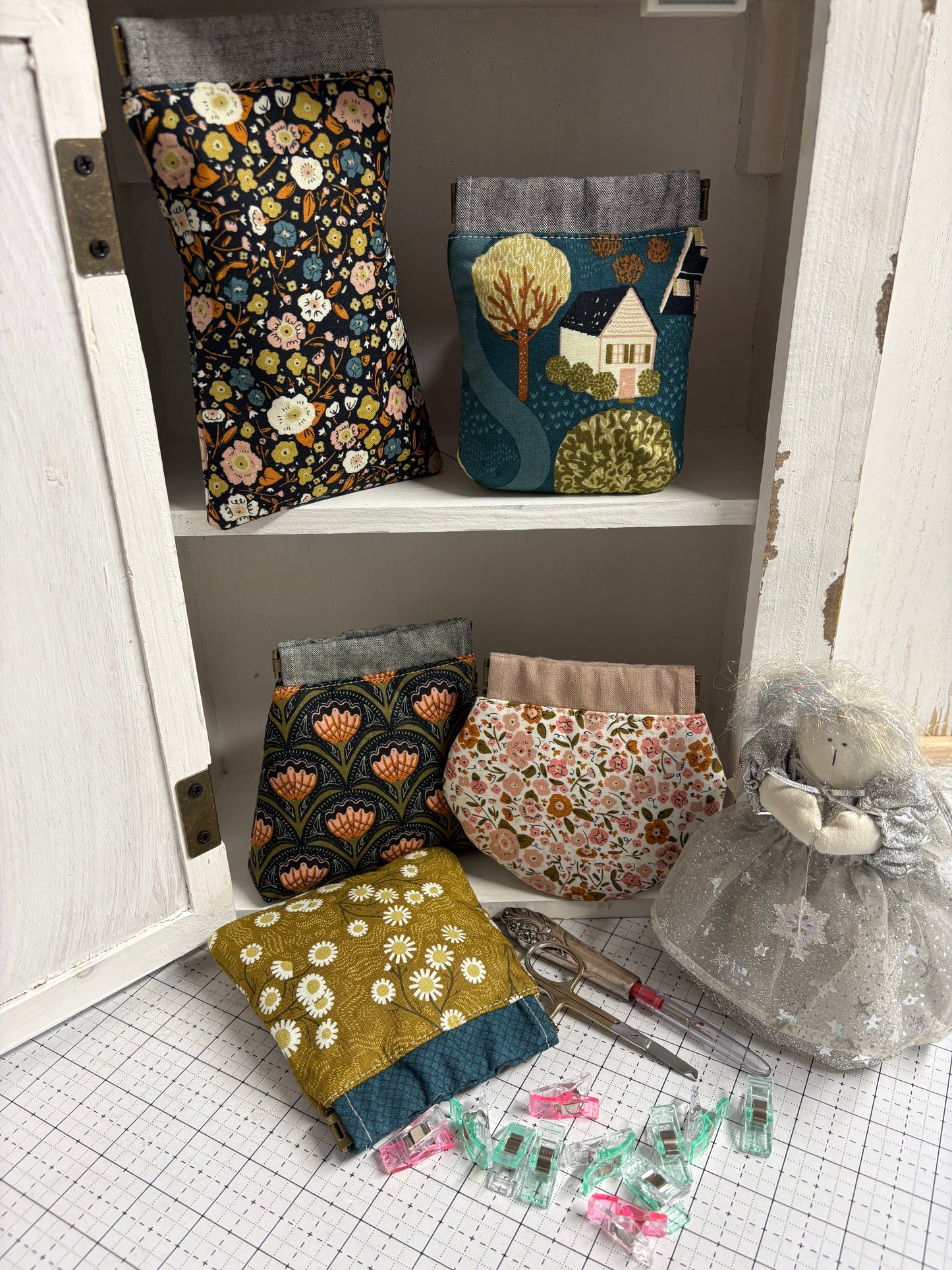 Celine Pouches Sewing Pattern: Fun with Flex Frames