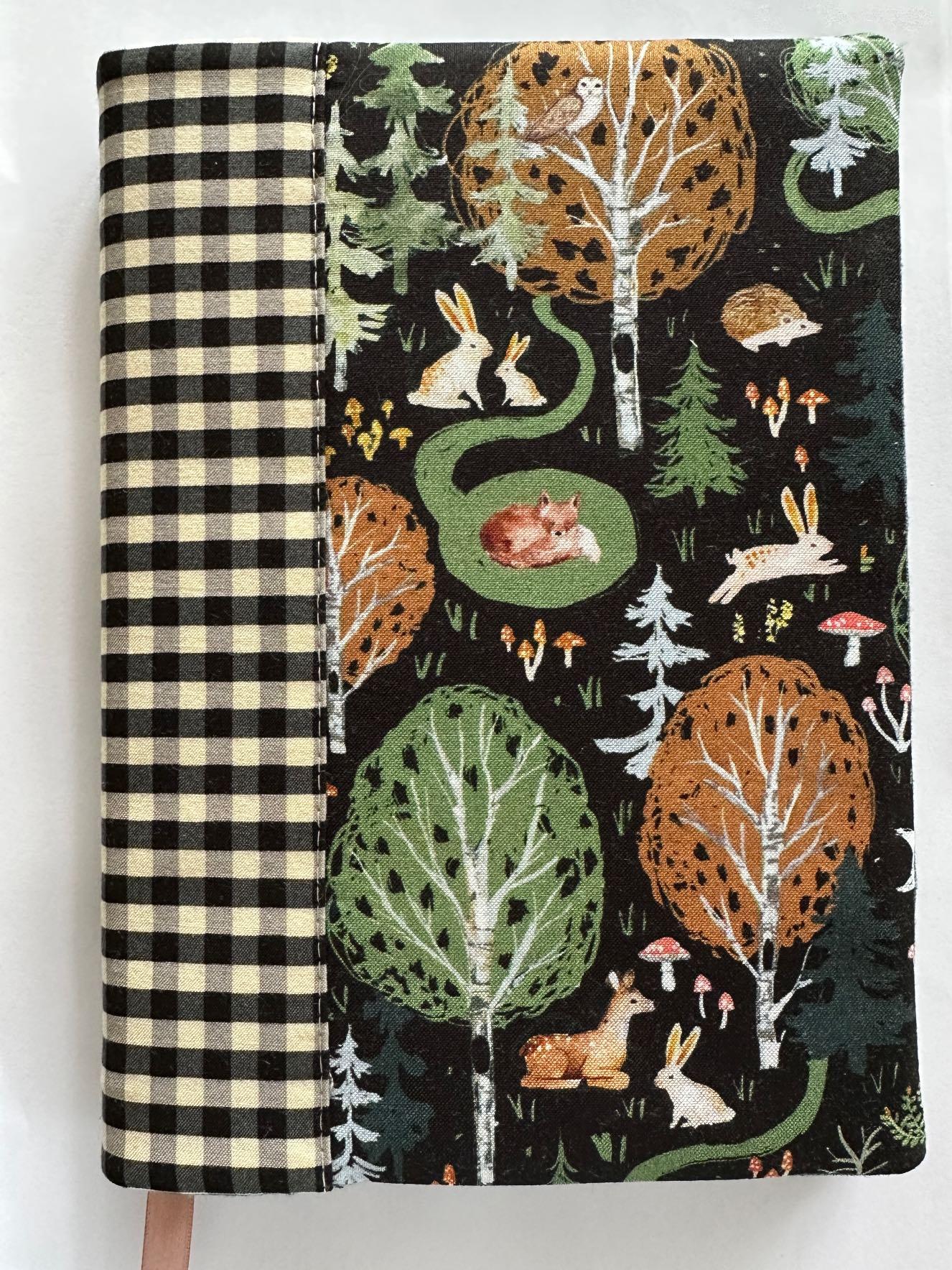 Anais Book Cover, 3 sizes and custom size, Beginner-friendly sewing pattern