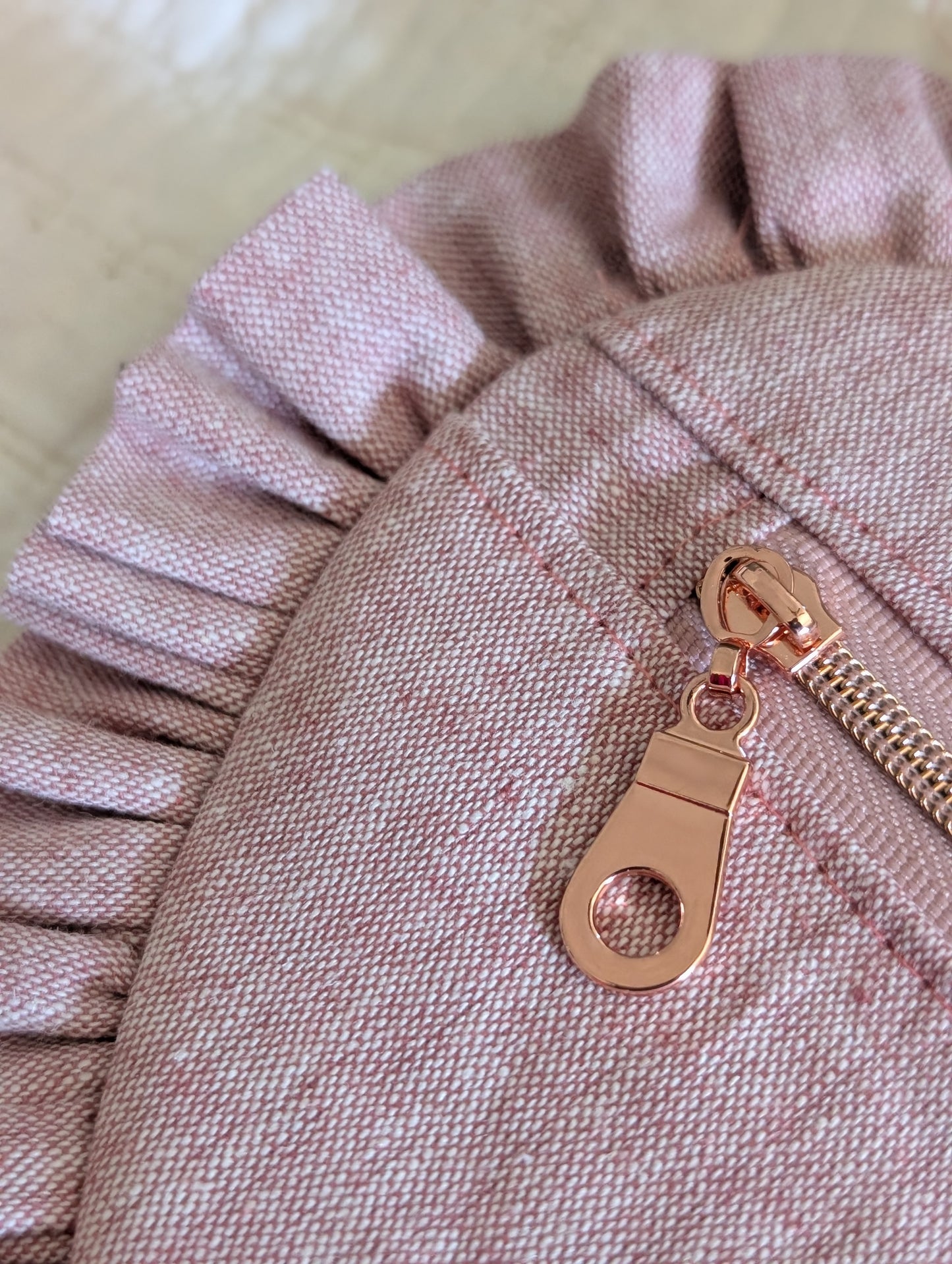 Ruffle Heart Zipper Pouch Sewing Pattern