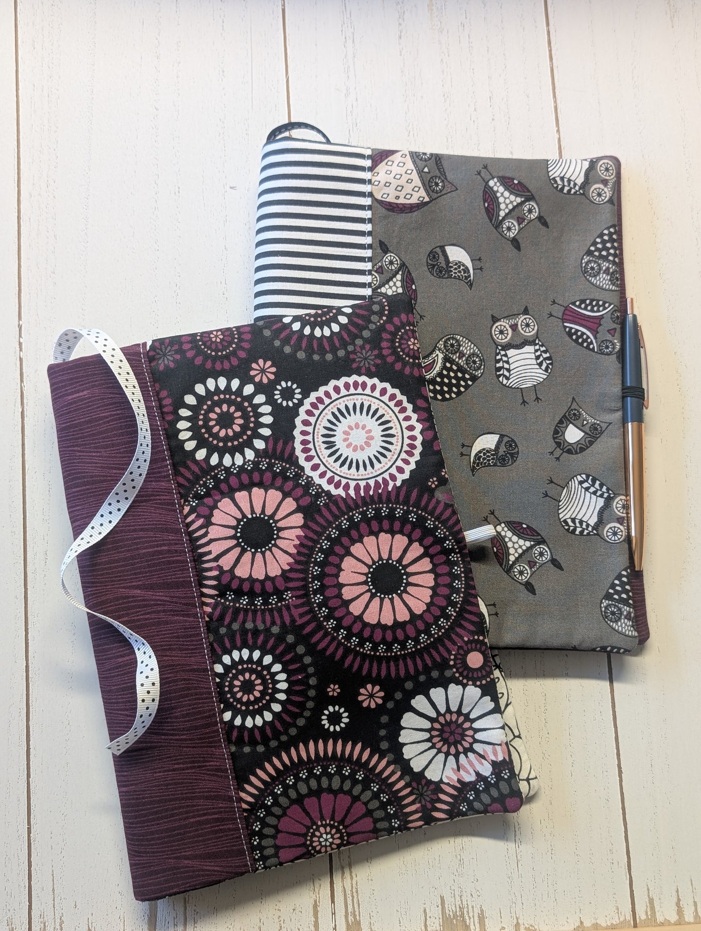 Anais Book Cover, 3 sizes and custom size, Beginner-friendly sewing pattern