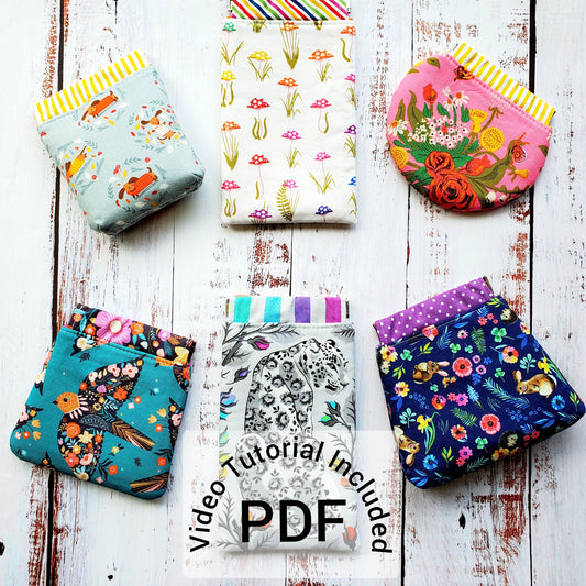 Celine Pouches Sewing Pattern: Fun with Flex Frames
