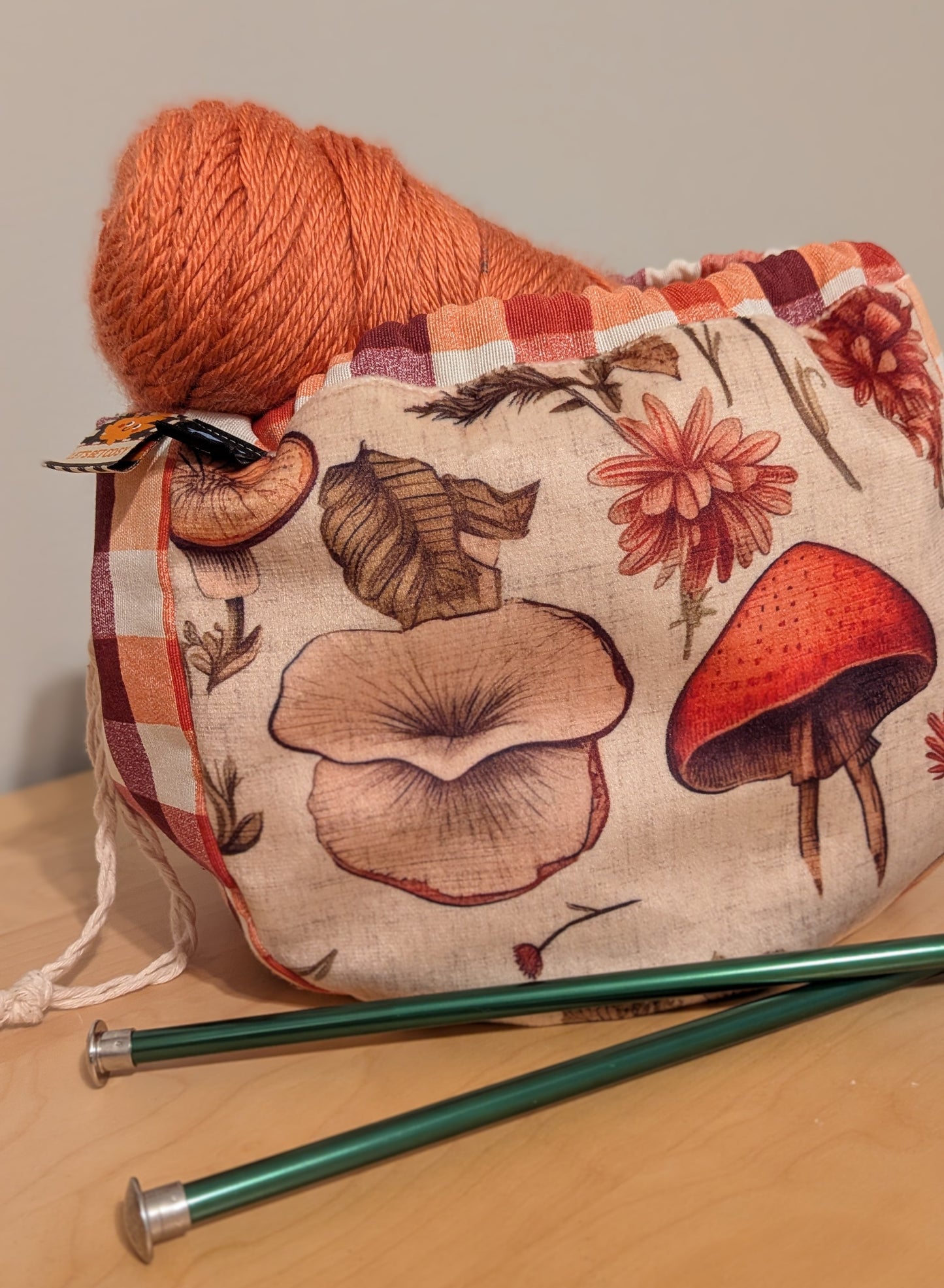 Saori Drawstring Pouch PDF sewing pattern + video tutorial: 3 sizes